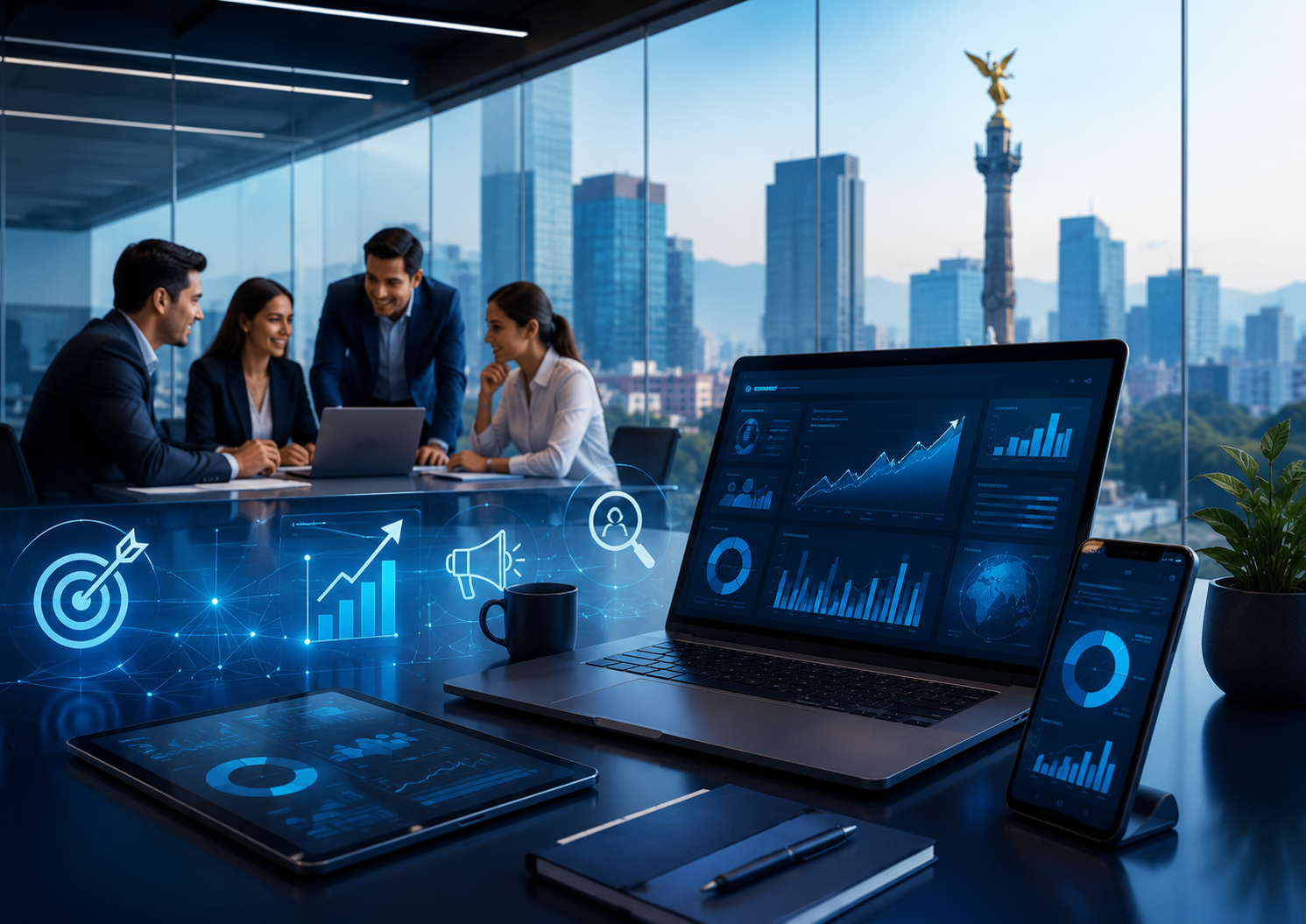 Marketing digital en CDMX para empresas con estrategia digital, análisis de datos y crecimiento online